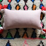 Rectangular cushion 100% Linen & Wool