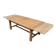 Table de ferme en chêne massif avec rallonges