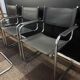 Set of 4 Armchairs in the style of Marcel Breuer – sled base