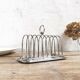Silver metal toast door