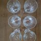 6 vintage champagne flutes