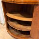 Biedermeier Corner Cabinet, Cherry Veneer, Ebony Inlay, South Germany circa 1820