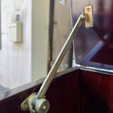 Asian turntable/vinyl cabinet in lacquered wood