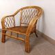 Vintage rattan armchair 60s