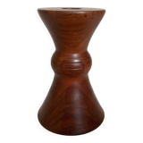 Wooden diabolo candle holder