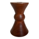 Wooden diabolo candle holder