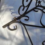 WROUGHT-iron corner floor circa 1950s/1960s