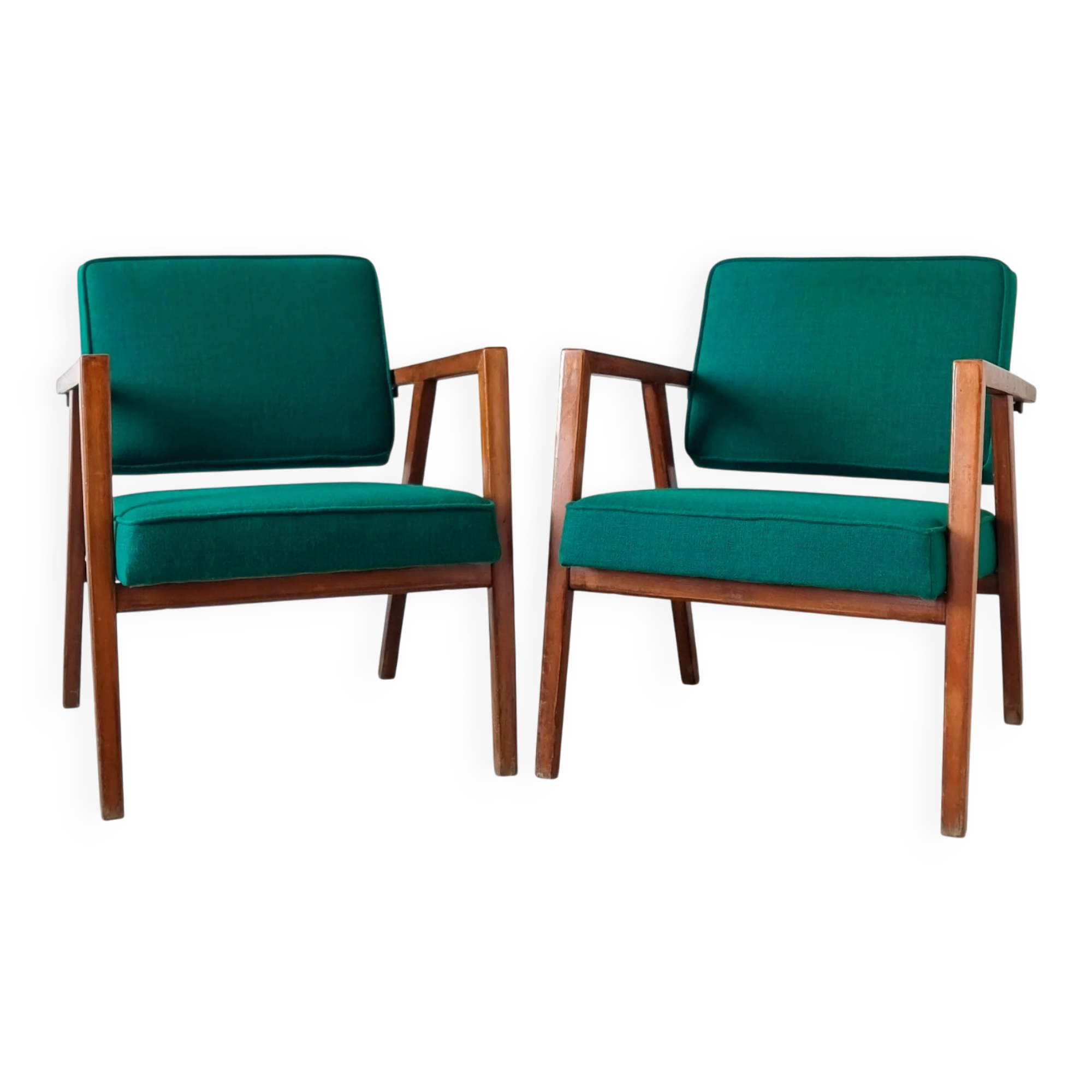 Pair of armchairs no. 48 "Luisa" by Franco Albini for Knoll International