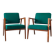 Pair of armchairs no. 48 "Luisa" by Franco Albini for Knoll International