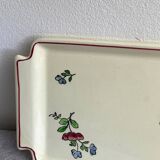 Gien porcelain cake dish, Lorraine model