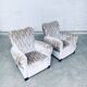 Set of Art Deco armchairs, Belgium, 1940s