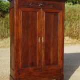Louis Philippe style walnut wardrobe