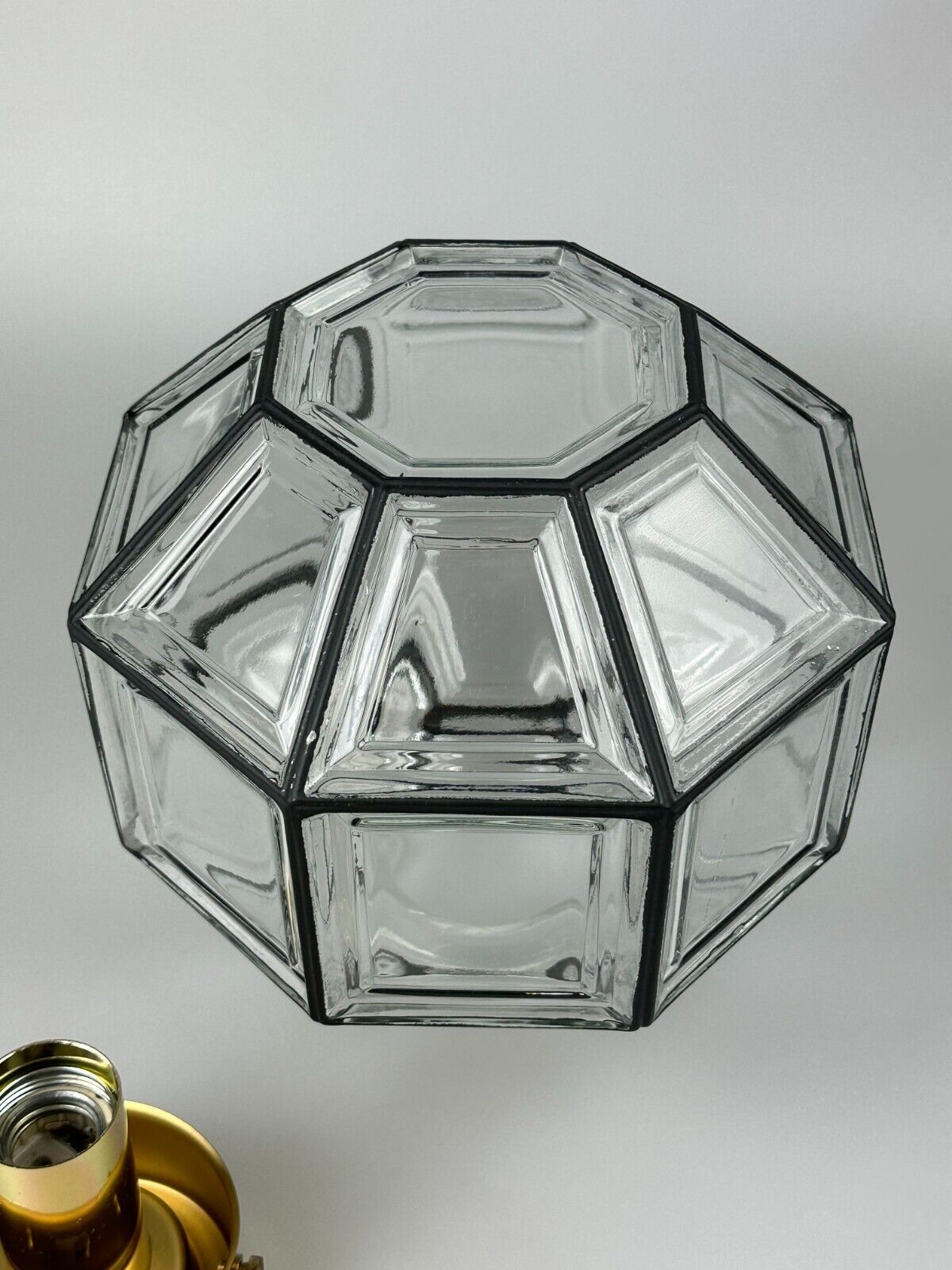 60s 70s lamp light ceiling lamp Limburg Germany glass space age design