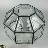 60s 70s lamp light ceiling lamp Limburg Germany glass space age design