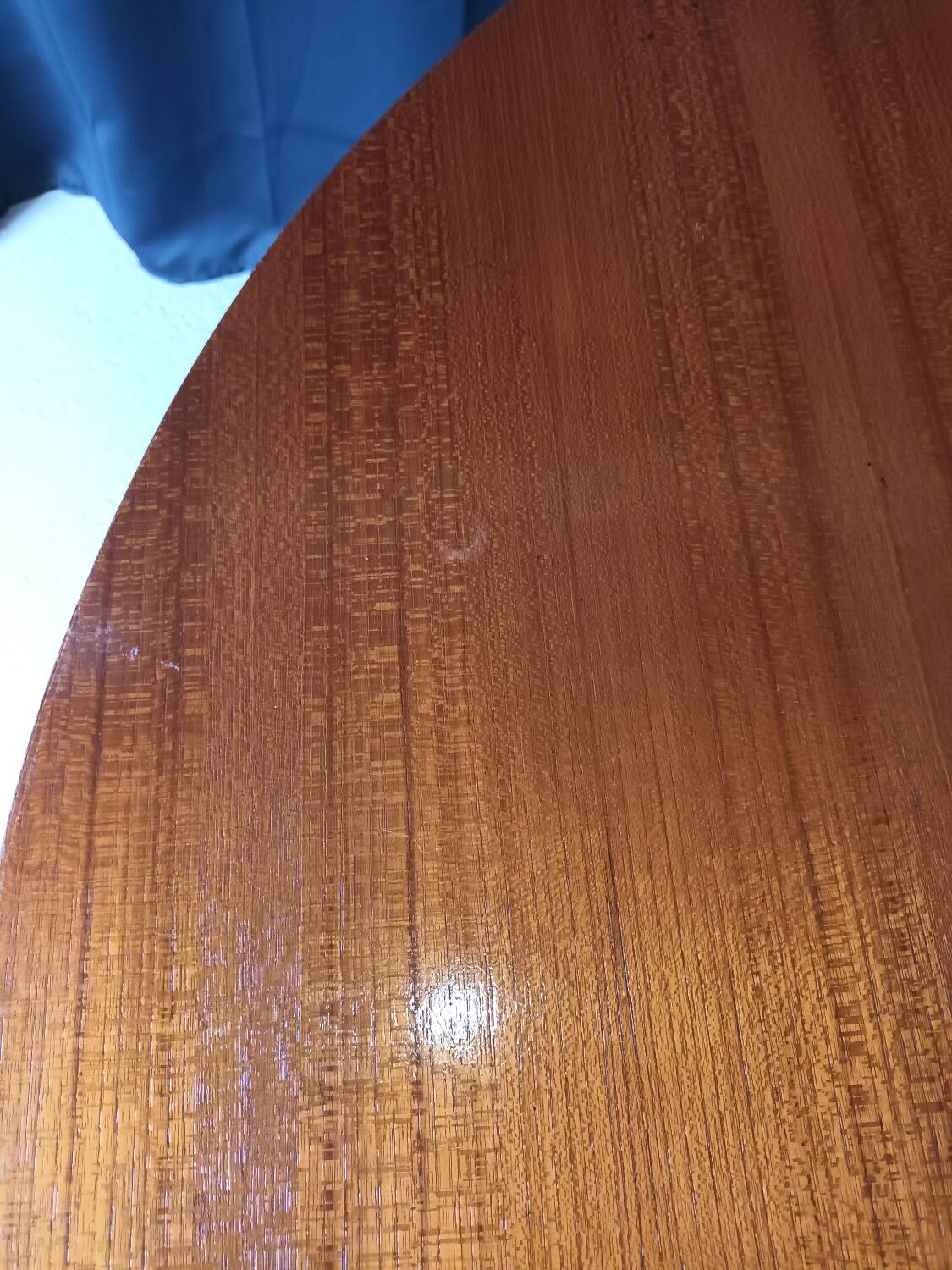 Vintage round extendable table