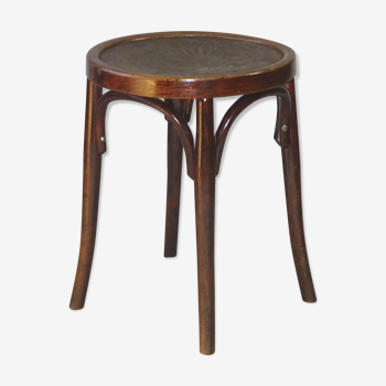 Tabouret bistrot 1920 assise bois