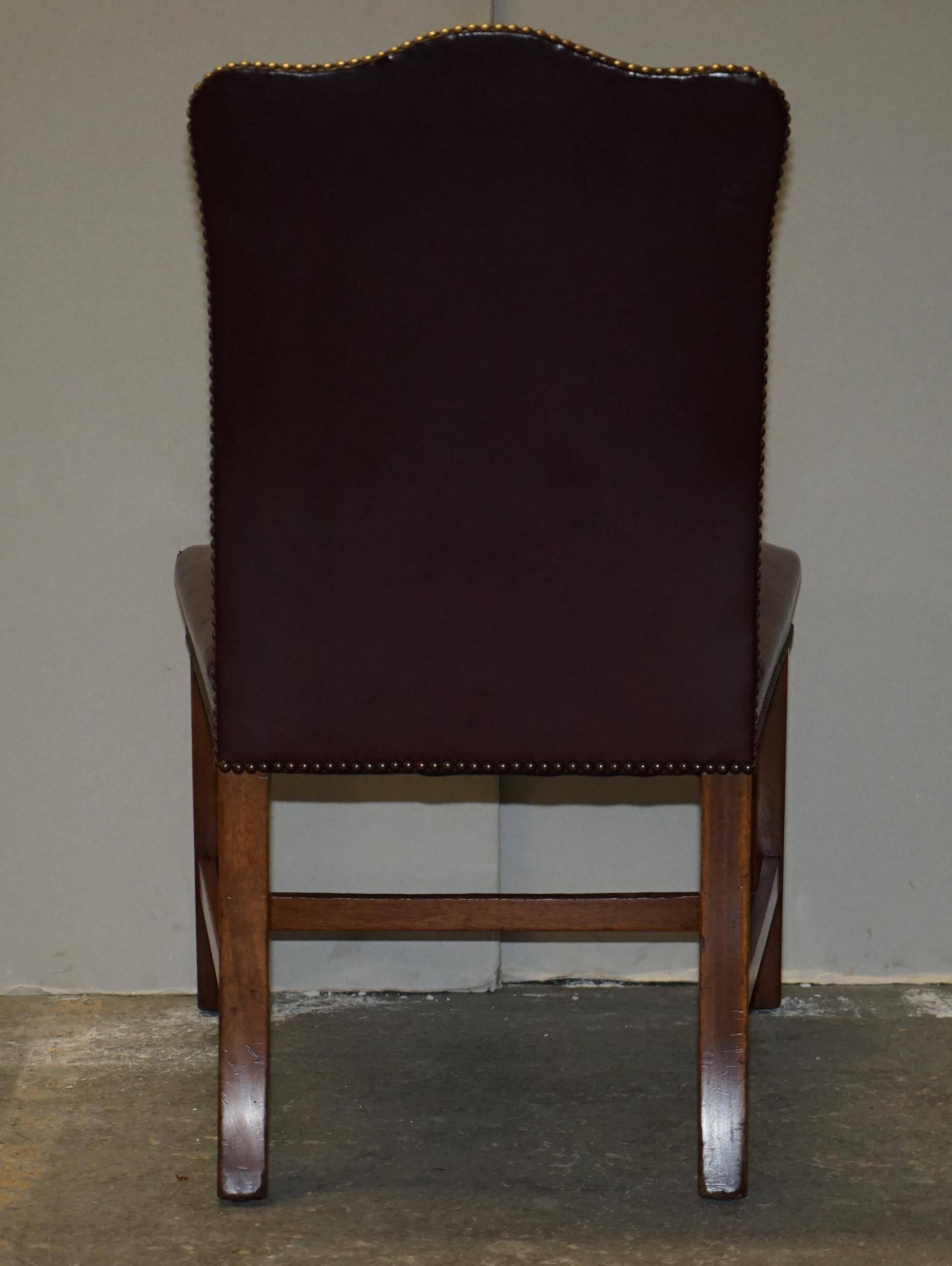 Pair of Spencer House leather office chairs