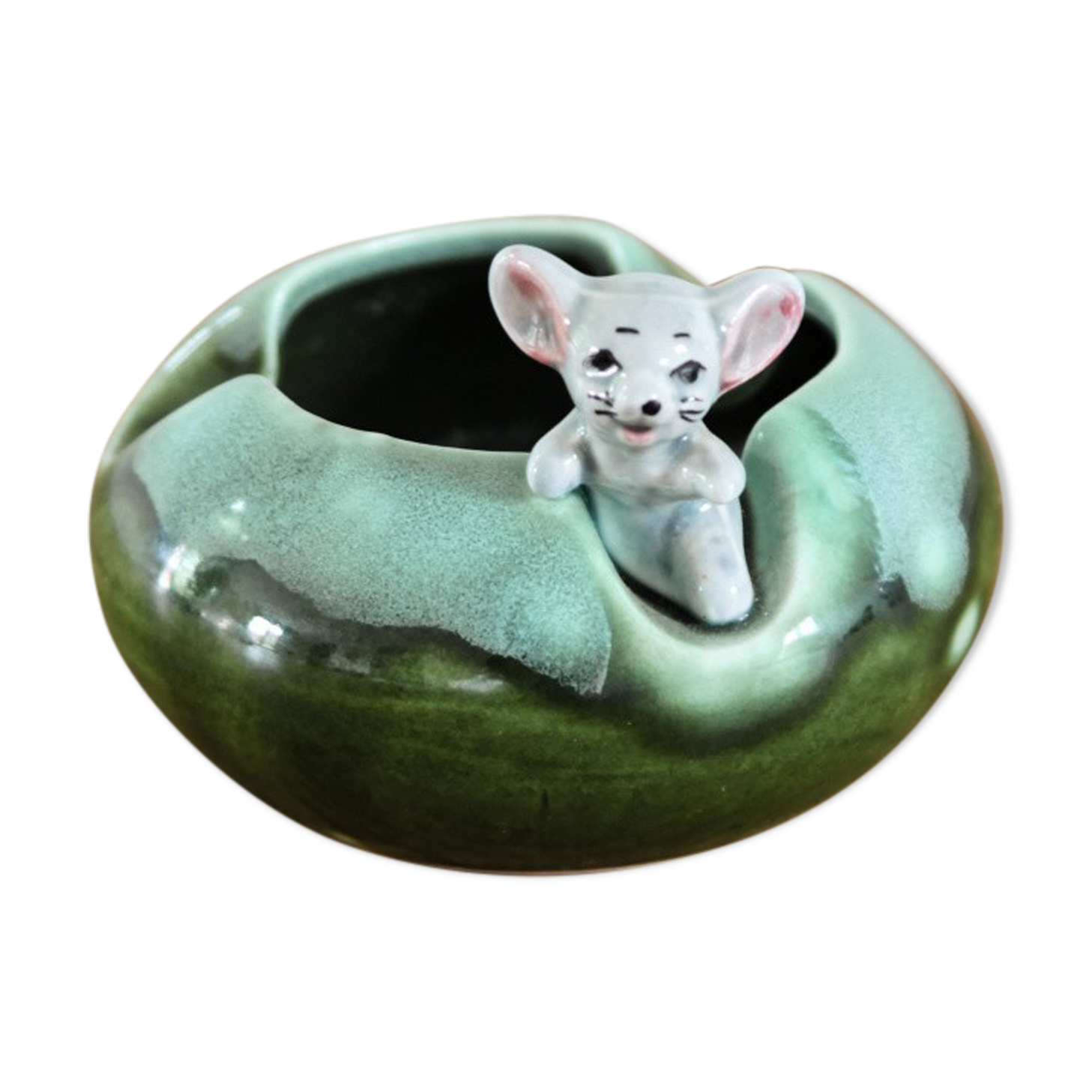 Vintage mouse ashtray