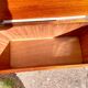 Vintage chest bench 1960. Sapele veneer