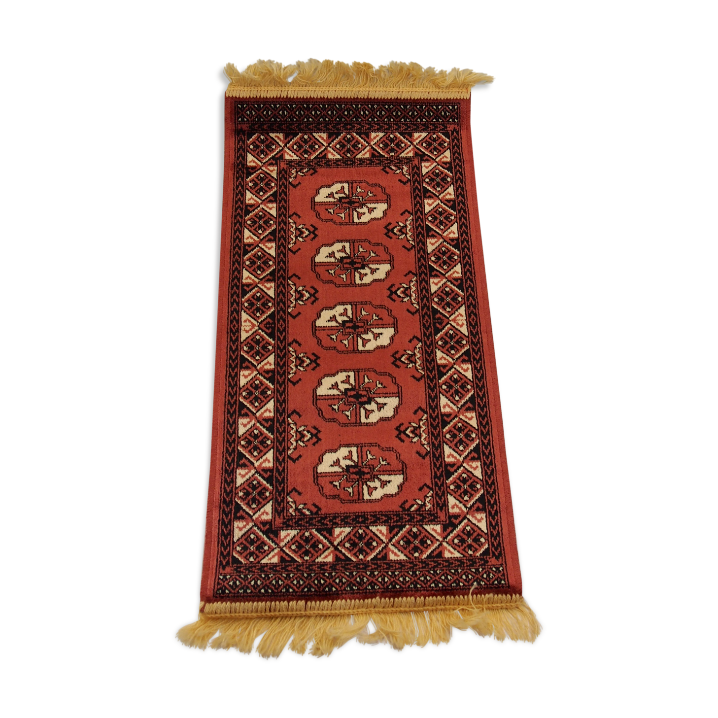 Oushak vintage carpet 34x75cm
