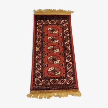 Oushak vintage carpet 34x75cm