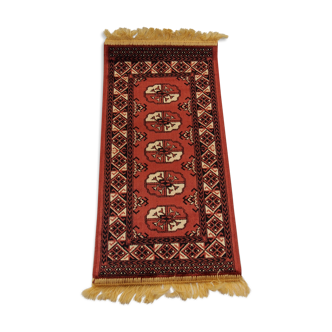 Oushak vintage carpet 34x75cm