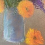 Nature morte aux soucis par Salomon de 1979