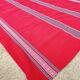 Vintage vermilion Basque tablecloth 180X130