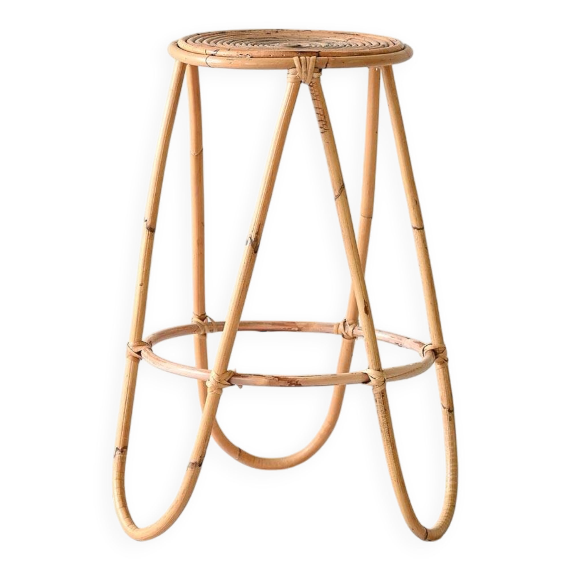 Vintage Bamboo Pedestal