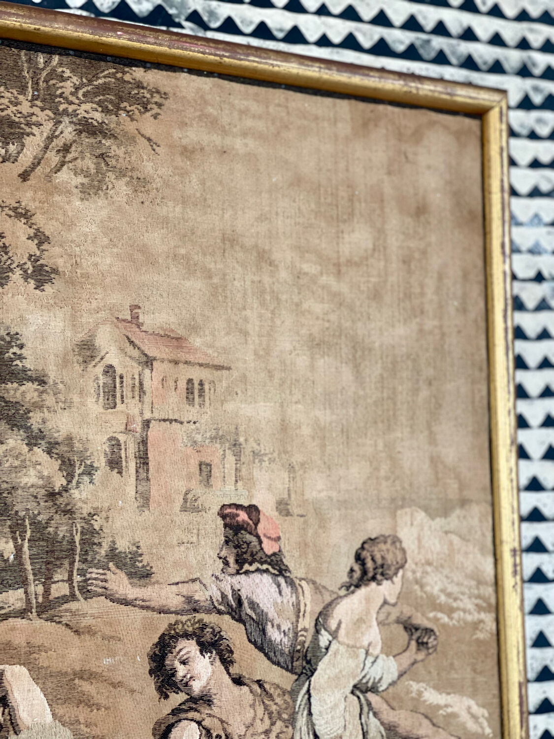 Vintage tapestry after Rubens