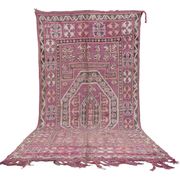 Large Vintage Moroccan Rug 178 x 362 cm - Berber Wool Rug - Handmade Rug