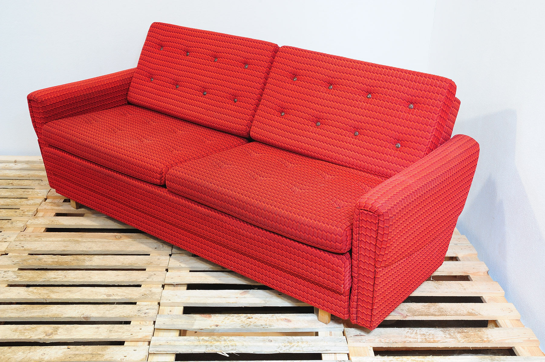 Ensemble de salon vintage bloc de l’Est, Tchécoslovaquie, années 1970