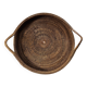 XXL woven rattan tray diameter 46 cm