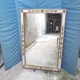 Miroir empire doré et blanc 130X89