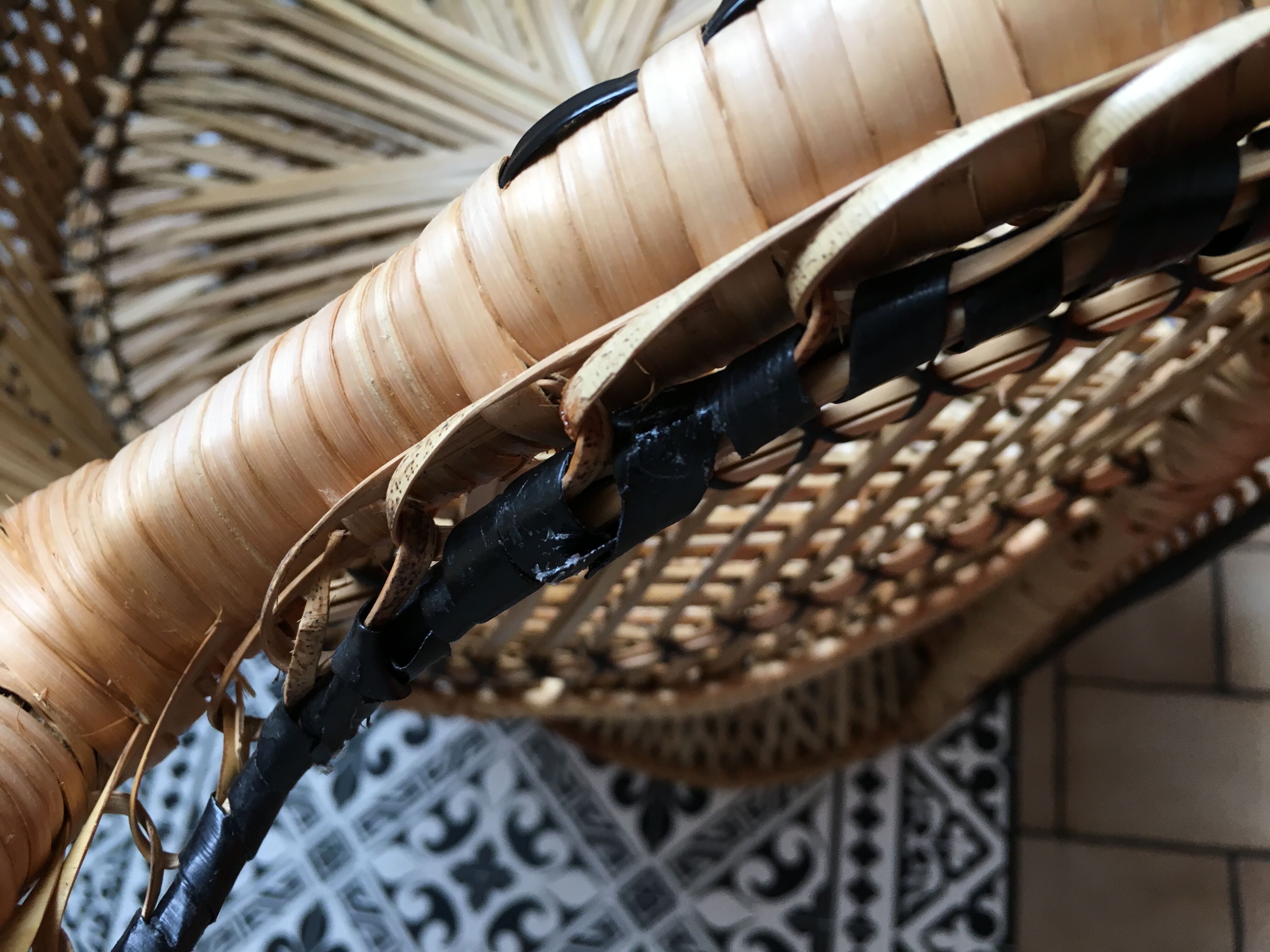 Armchair in rattan style emmanuelle