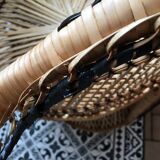 Armchair in rattan style emmanuelle