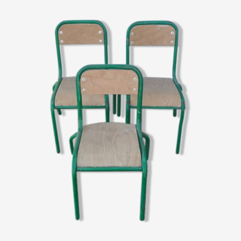 Set of kindergarten chairs