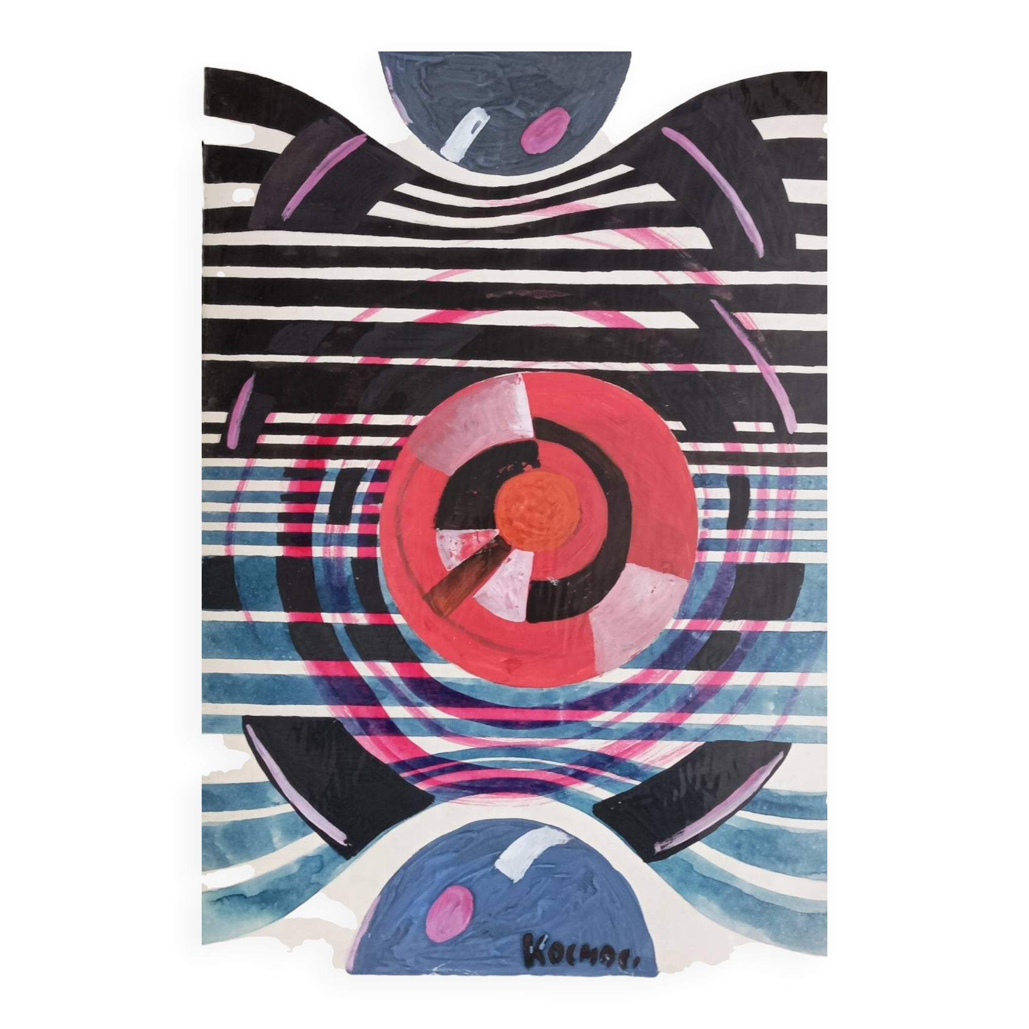 Peinture abstraite, géométrique