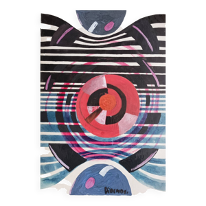 Peinture abstraite, géométrique