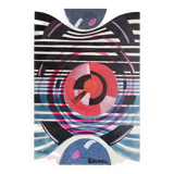 Abstract, geometric painting