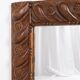 Miroir en bois sculpté style Seiz Breur, Bretagne, France, début XXe siècle