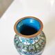 Cloisonné enamel vase