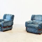 Ensemble de deux fauteuils français