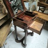 Empire period work chair in Cuban mahogany