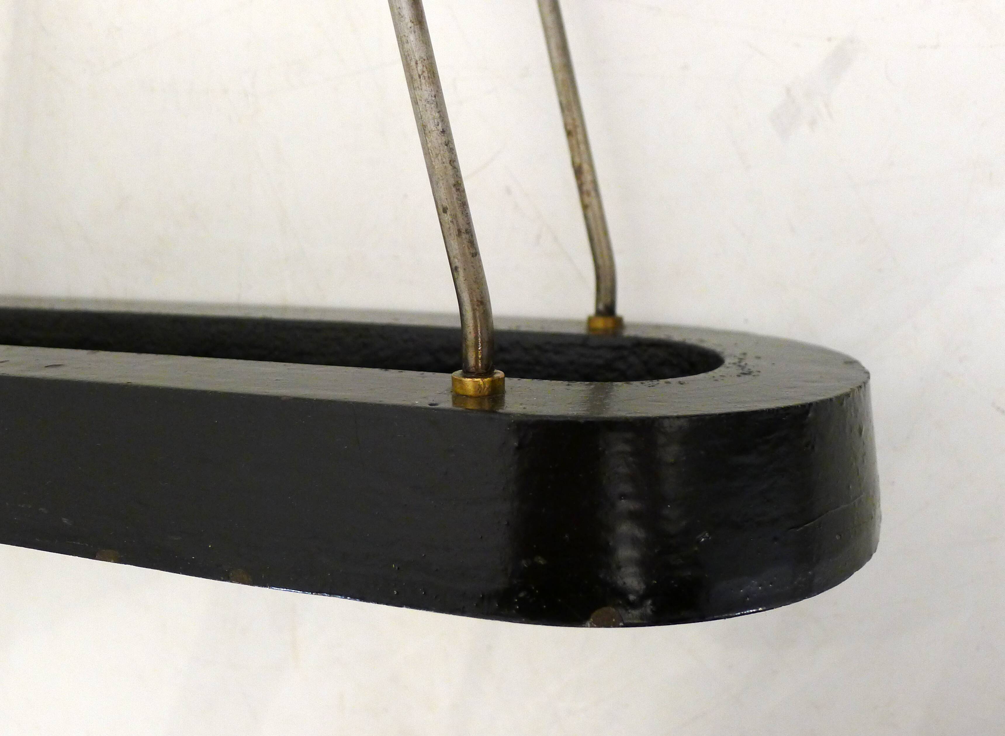 Modernist umbrella stand, Bauhaus style, in metal