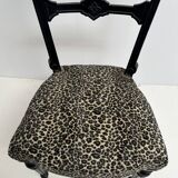 Pair of upholstered Napoleon 3 style chairs