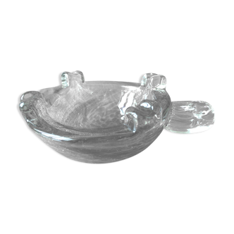 Turtle glass ashtray