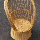 children's rattan armchair