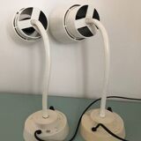 Pair of Jeulin bedside desk lamps