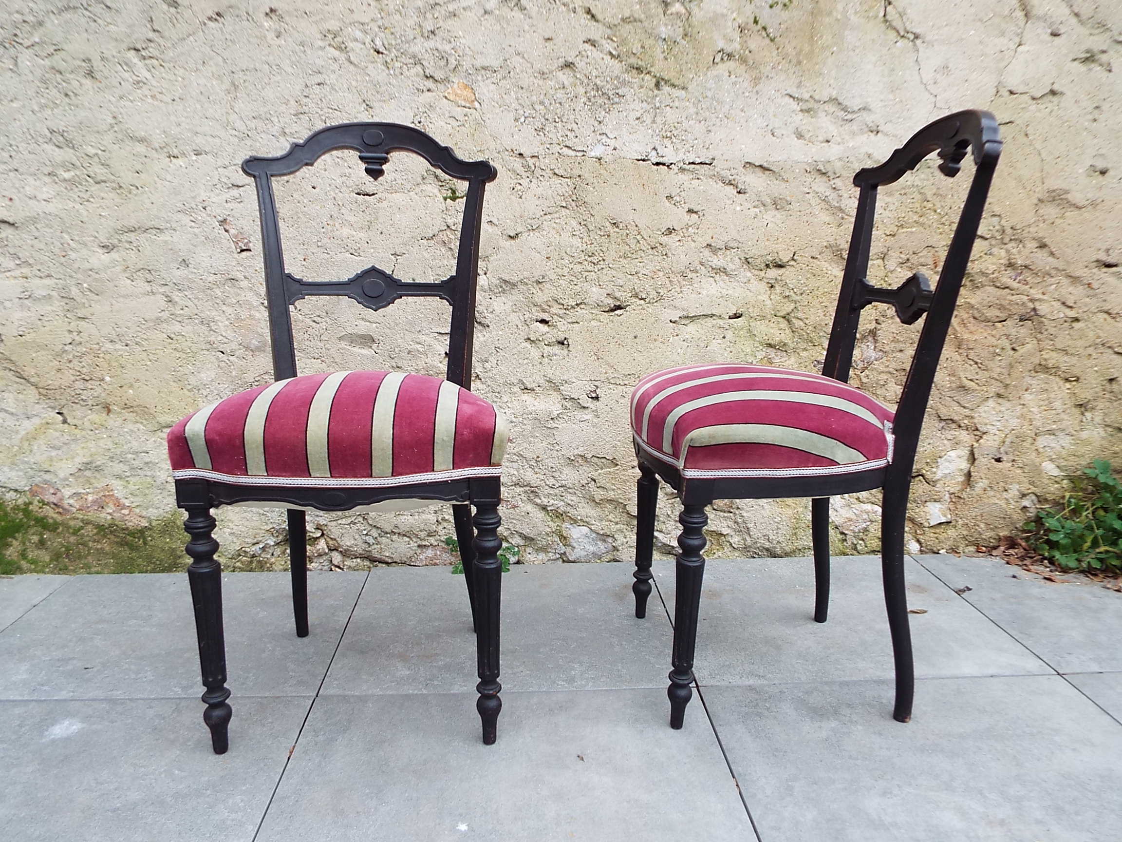2 chairs Napoleon III style